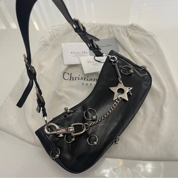 Dior Hardcore Piercing Pochette Bag John Galliano Rare Y2K - Picture 11 of 15
